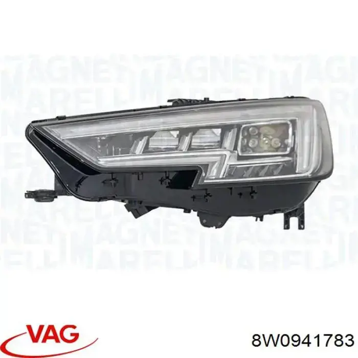 8W0941783 VAG luz esquerda