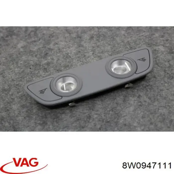 Плафон освещения салона (кабины) задний VAG 8W09471116PS цена, от 6.33 USD
