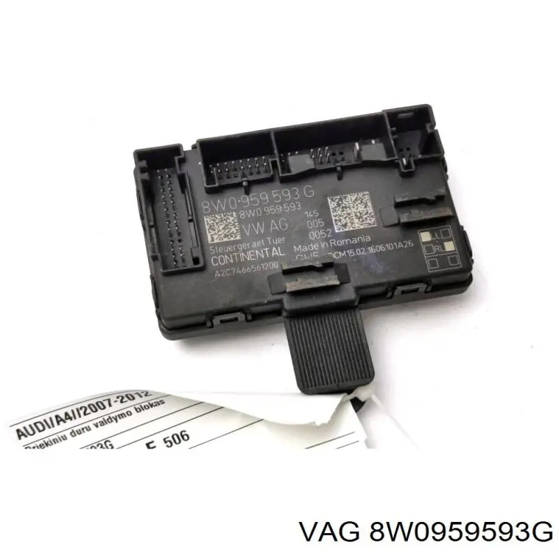 Купить 8W0959593G VAG Блок комфорта передней двери