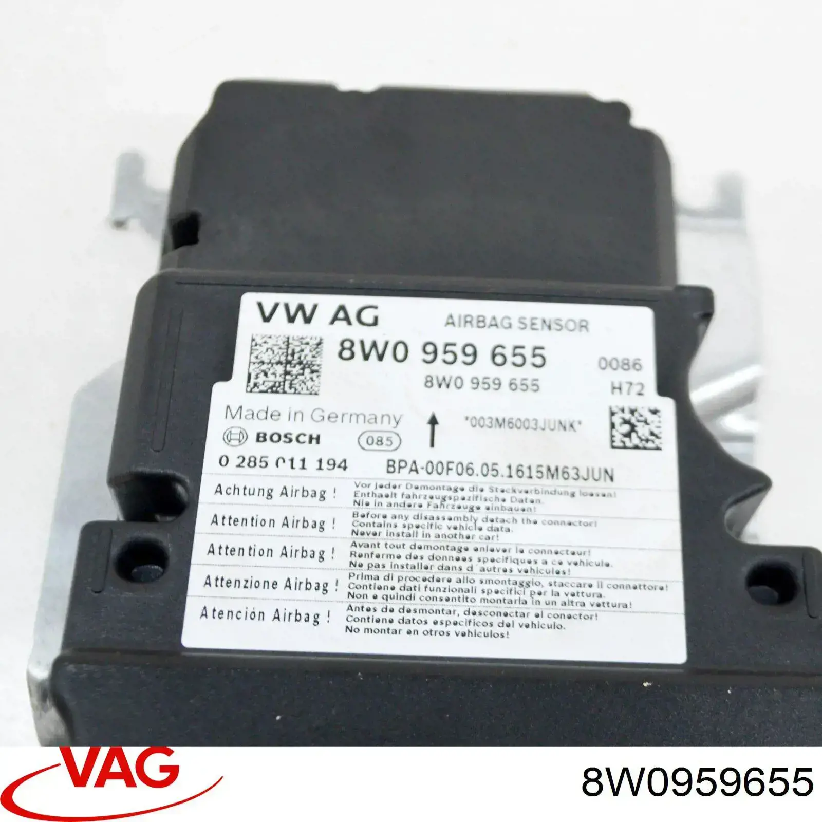 Купить 8W0959655 VAG Модуль-процессор управления подушкой безопасности