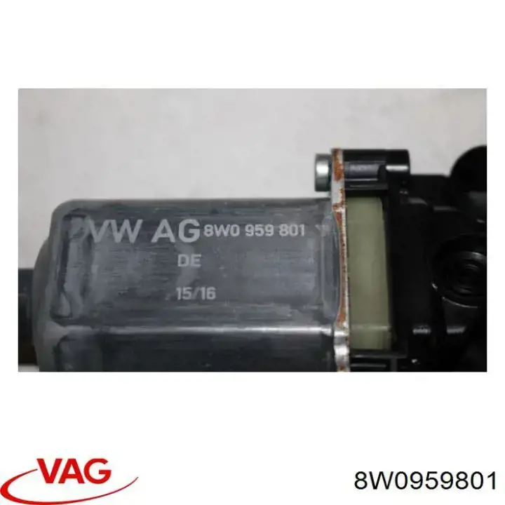 Купить 8W0959801 VAG Мотор стеклоподъемника двери передней левой
