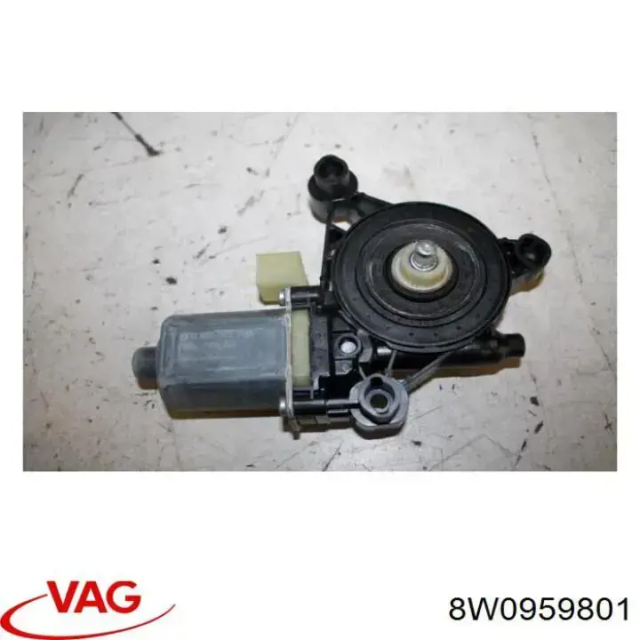 Мотор стеклоподъемника двери передней левой 8W0959801 VAG