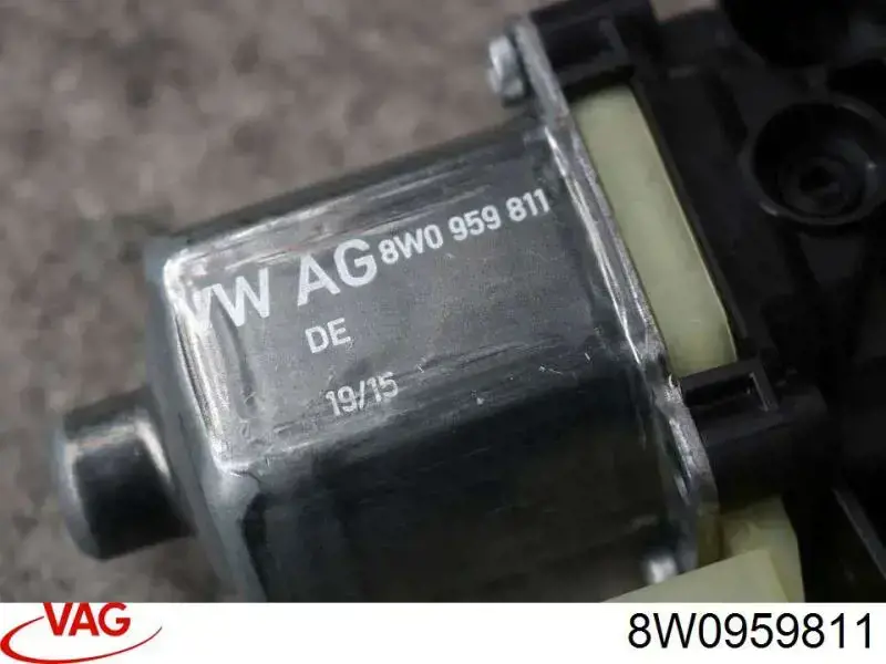 8W0959811 VAG motor de acionamento de vidro da porta traseira esquerda