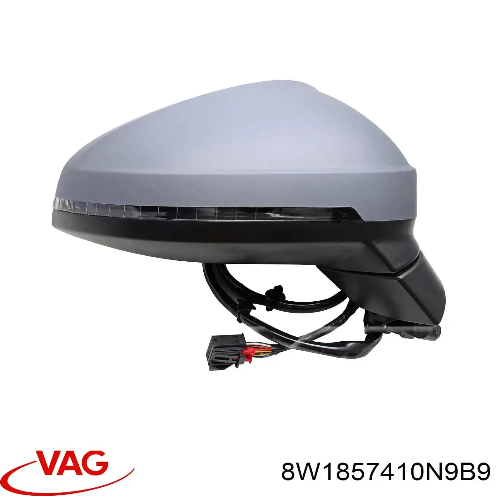 Купить 8W1857410N9B9 VAG Боковое зеркало заднего вида правое