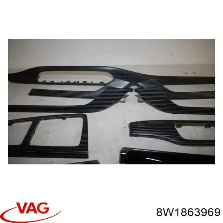 Накладка декоративная центральной консоли VAG 8W1863969 цена, от 12.67 USD