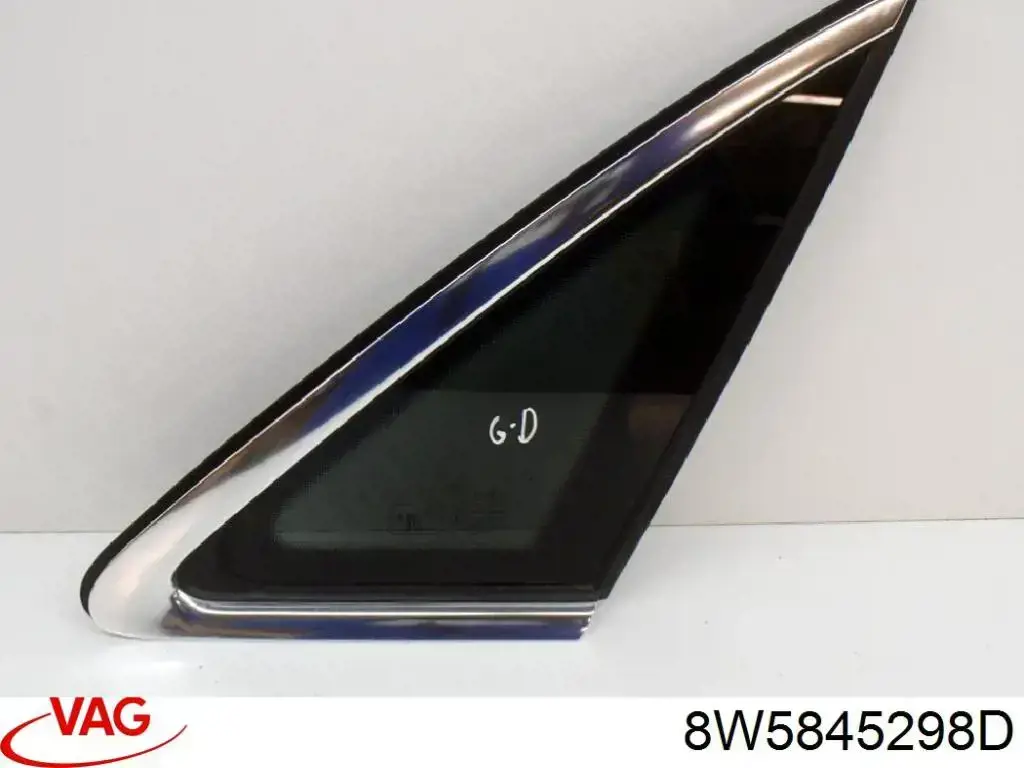 Стекло-форточка двери задней правой 8W5845298DNVB VAG
