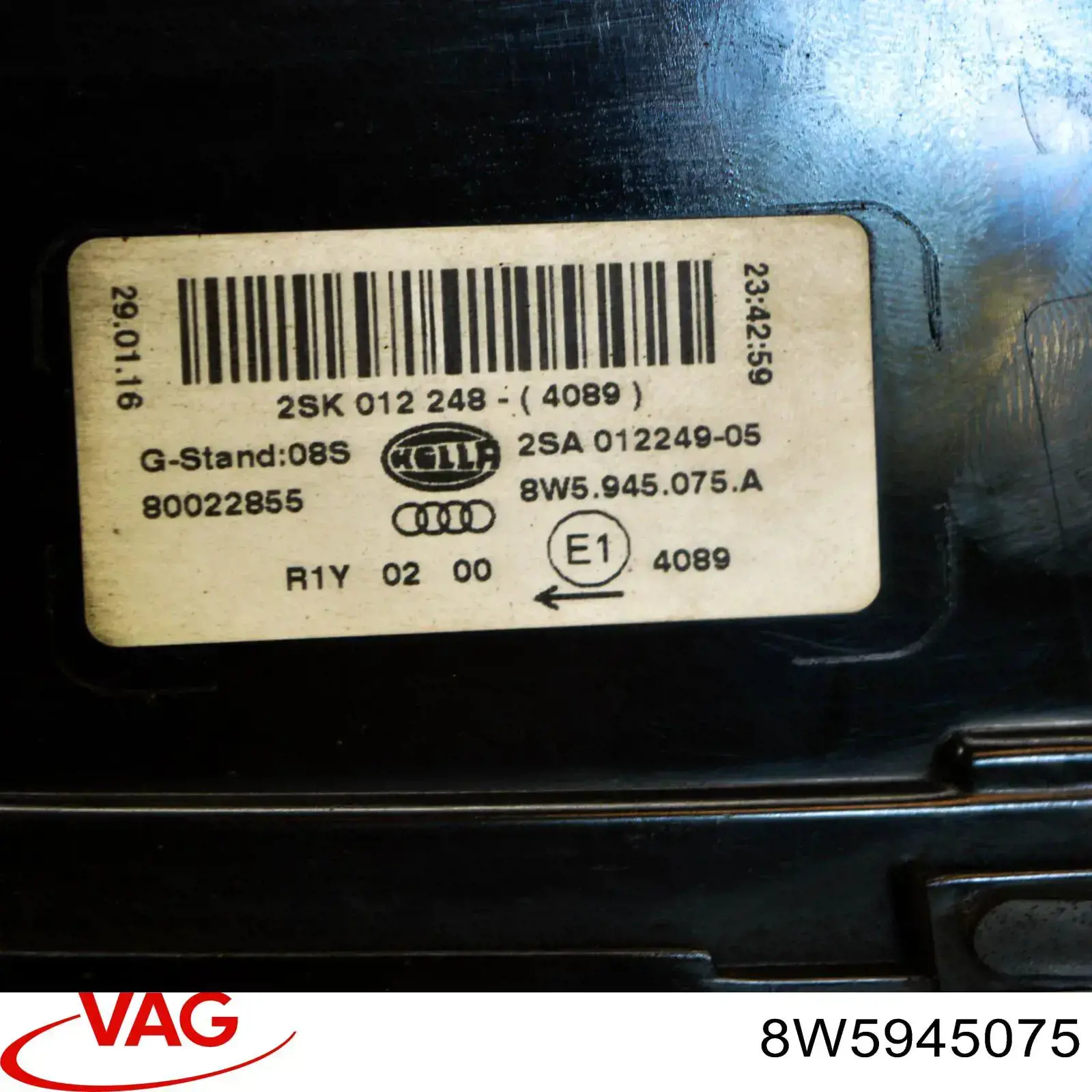 Фонарь задний левый, внутренний VAG 8W5945075 цена, от 94.49 USD