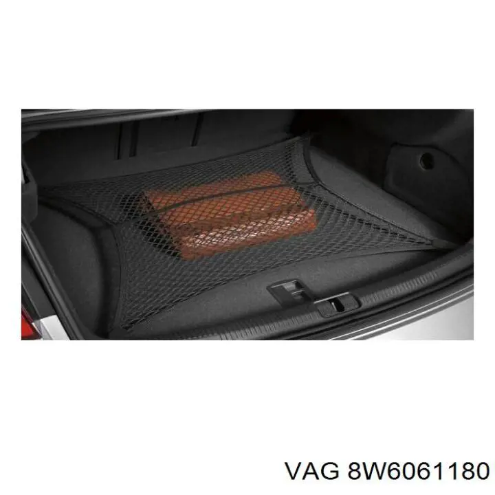 8W6061180 VAG Коврик багажного отсека