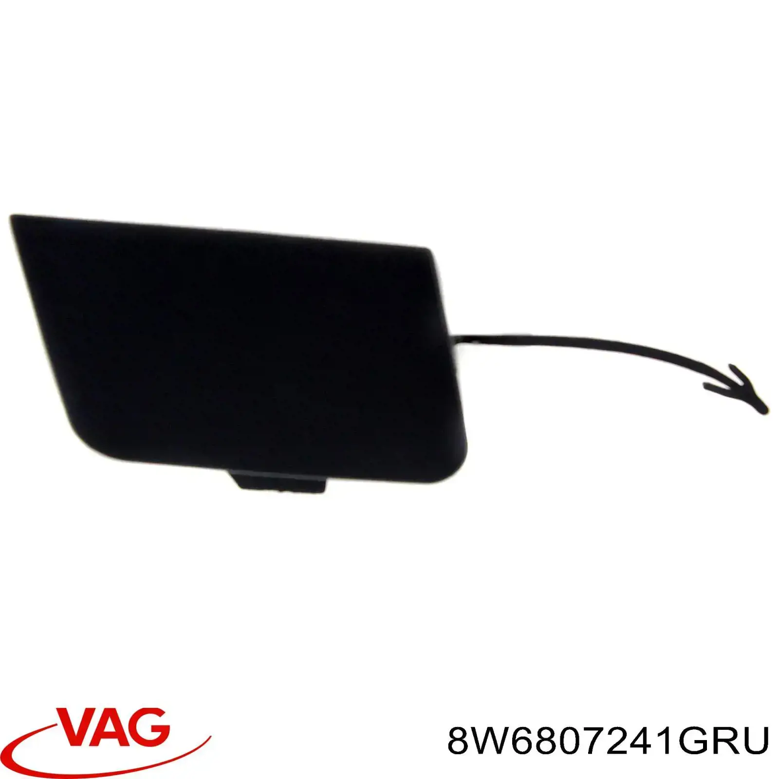Заглушка буксировочного крюка в передний бампер VAG 8W6807241GRU цена, от 16.51 USD