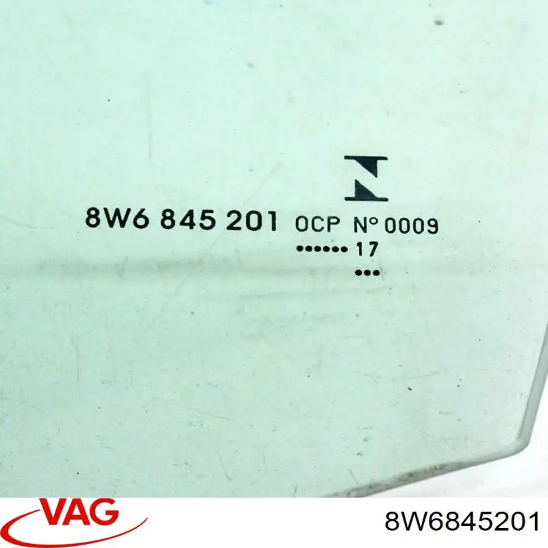 Купить 8W6845201 VAG Стекло передней двери, левой