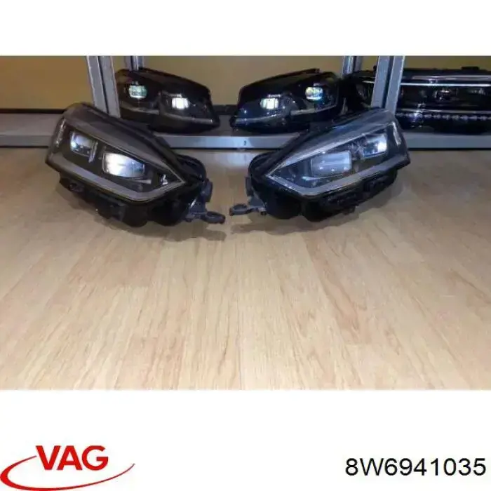 Левая фара 8W6941035 VAG