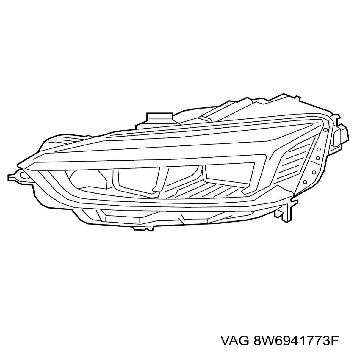 8W6941773F VAG Фара