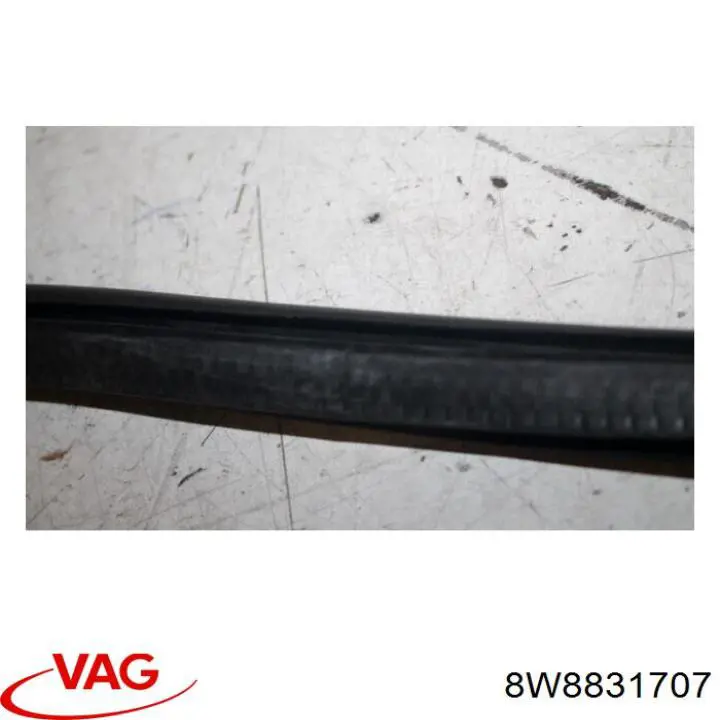 Купить 8W8831707A VAG Уплотнитель двери передней левой (на кузове)