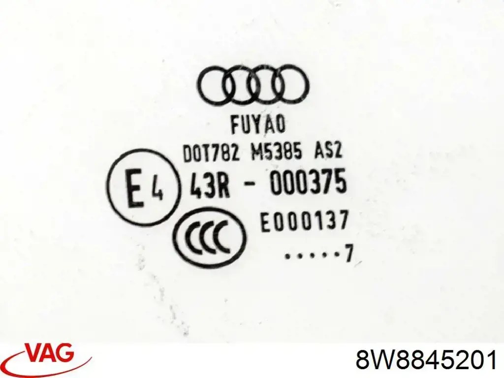 Стекло двери передней левой GS1234D301 XYG