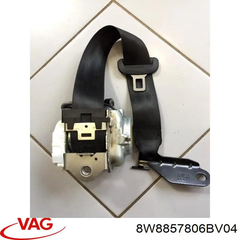 Ремень безопасности задний правый VAG 8W8857806BV04 цена, от 129.80 USD