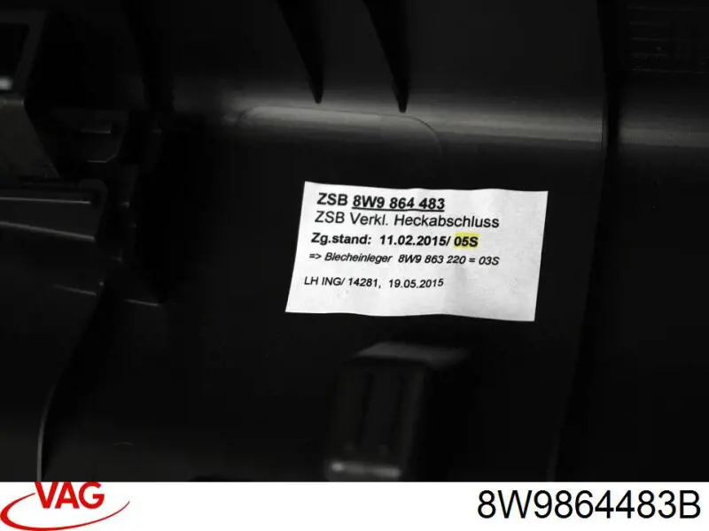  8W9864483B VAG