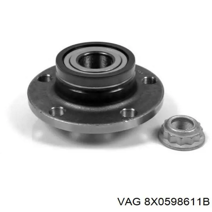 Ступицы задних колес VAG 8X0598611C цена, от 275.11 USD