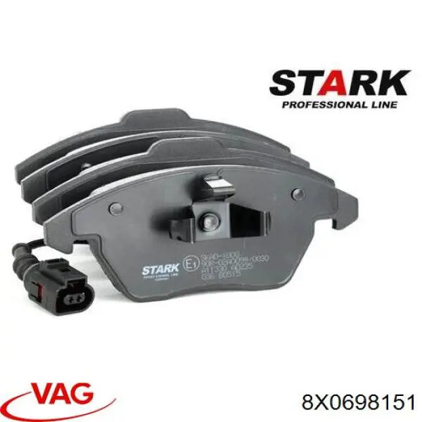Тормозные колодки VAG 8X0698151