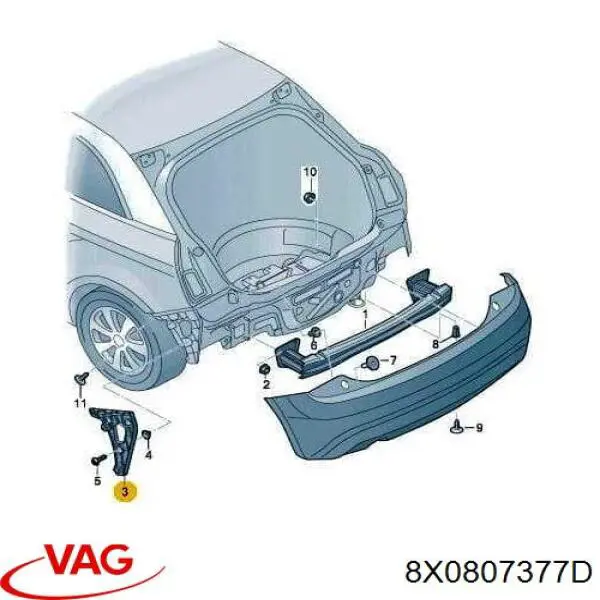  8X0807377D VAG