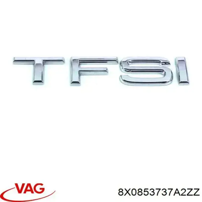 Эмблема крышки багажника 8X0853737A2ZZ VAG