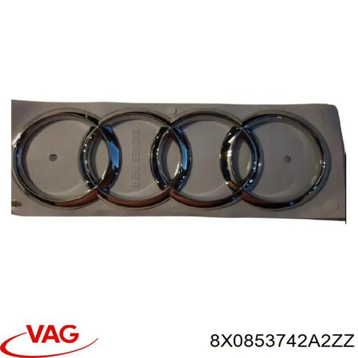 Эмблема крышки багажника 8X0853742A2ZZ VAG