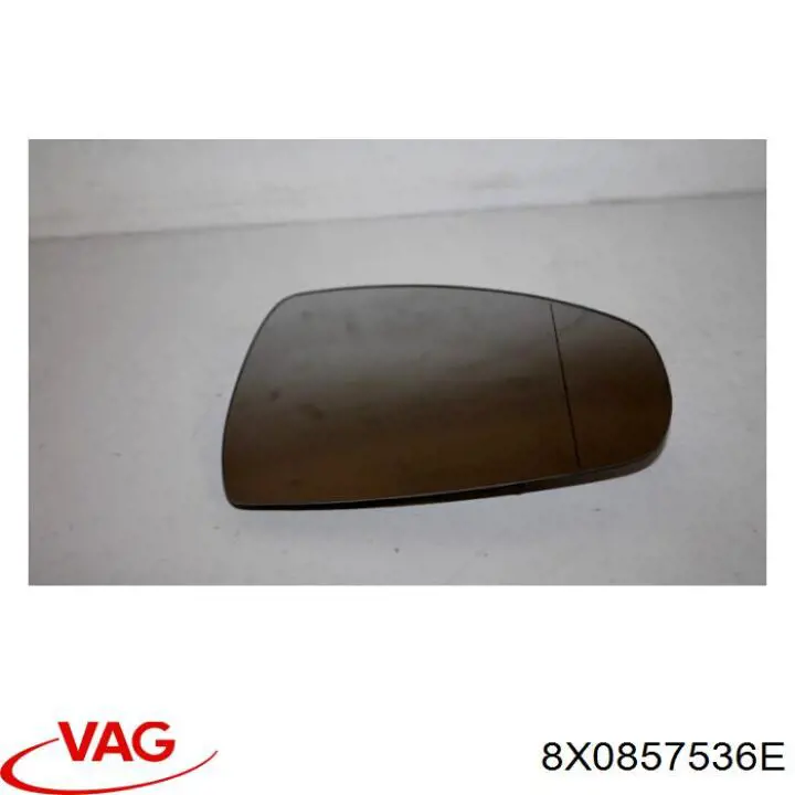 Купить 8X0857536E VAG Стекло правого зеркала заднего вида