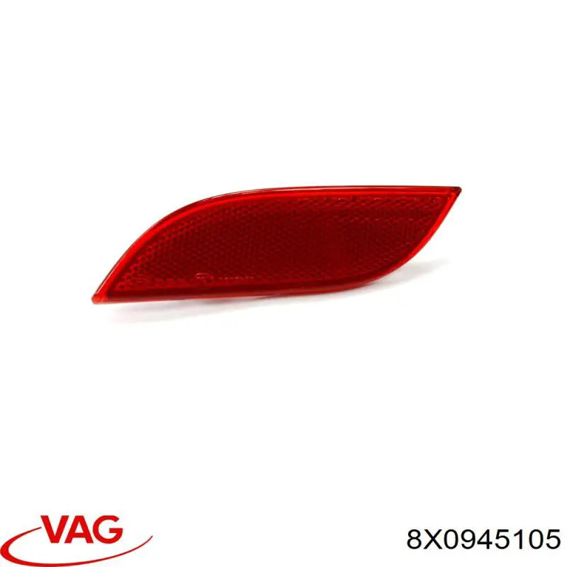 Купить 8X0945105 VAG Левый катафот заднего бампера