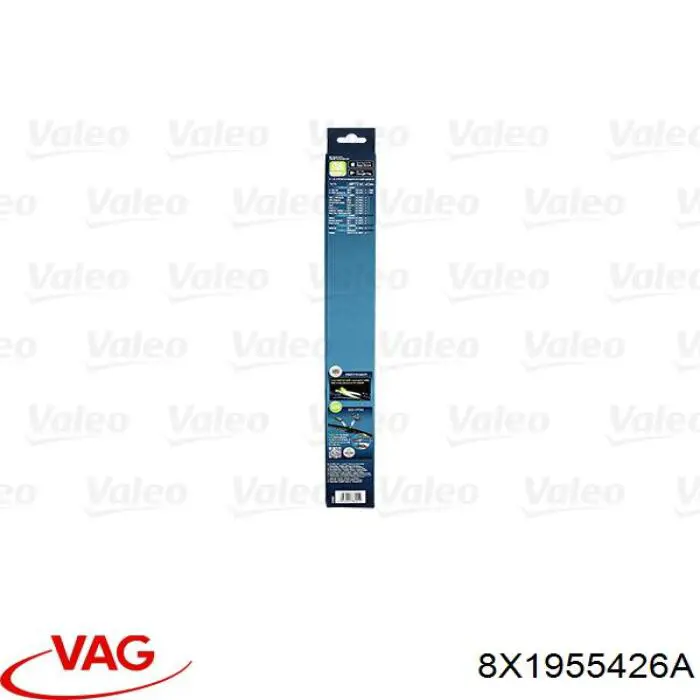 Щетка-дворник лобового стекла, пассажирская VAG 8X1955426A цена, от 7.44 USD