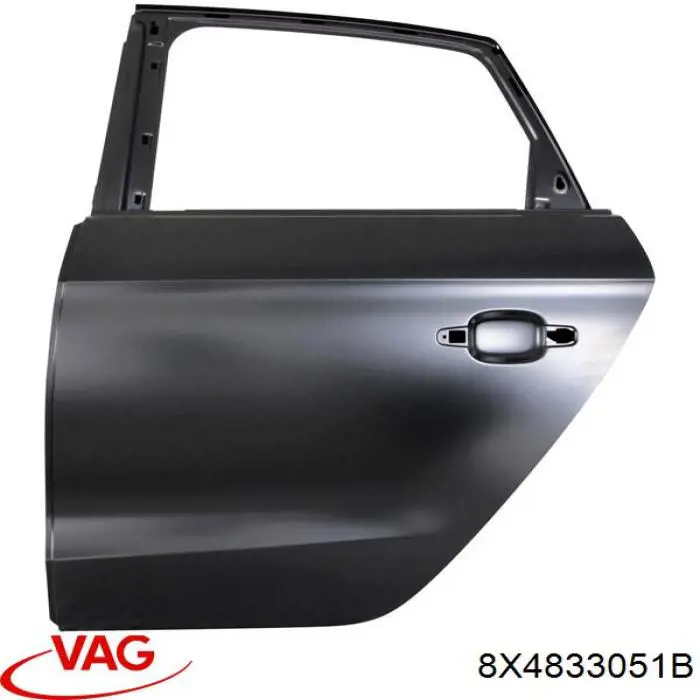 Дверь задняя, левая VAG 8X4833051B цена, от 908.26 USD