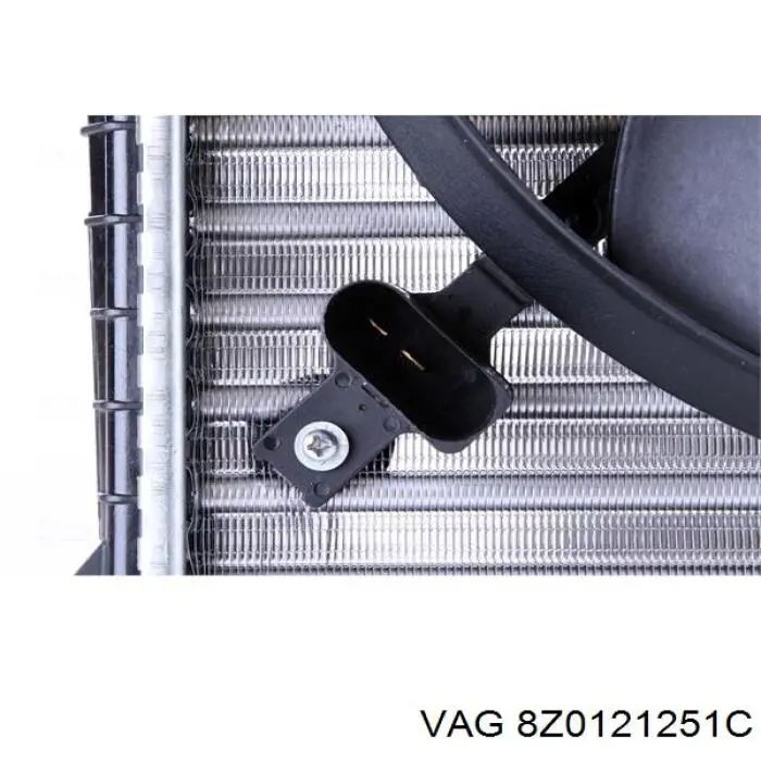 Купить 8Z0121251C VAG Радиатор водяной
