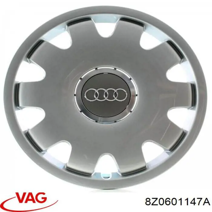 Колпак колесного диска VAG 8Z0601147A цена, от 50.41 USD