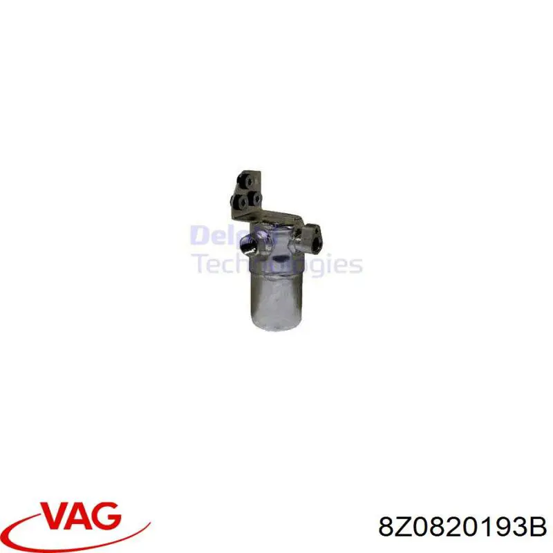 AD264000S Mahle Original Ресивер-осушитель кондиционера