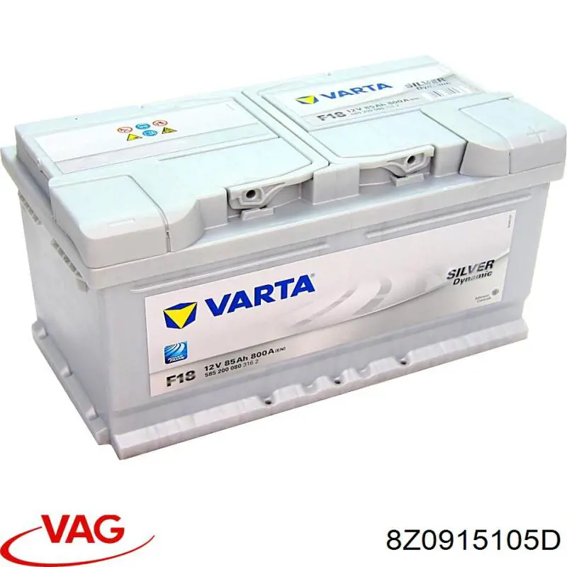 Купить Аккумулятор VAG 85 А/ч (8Z0915105D)