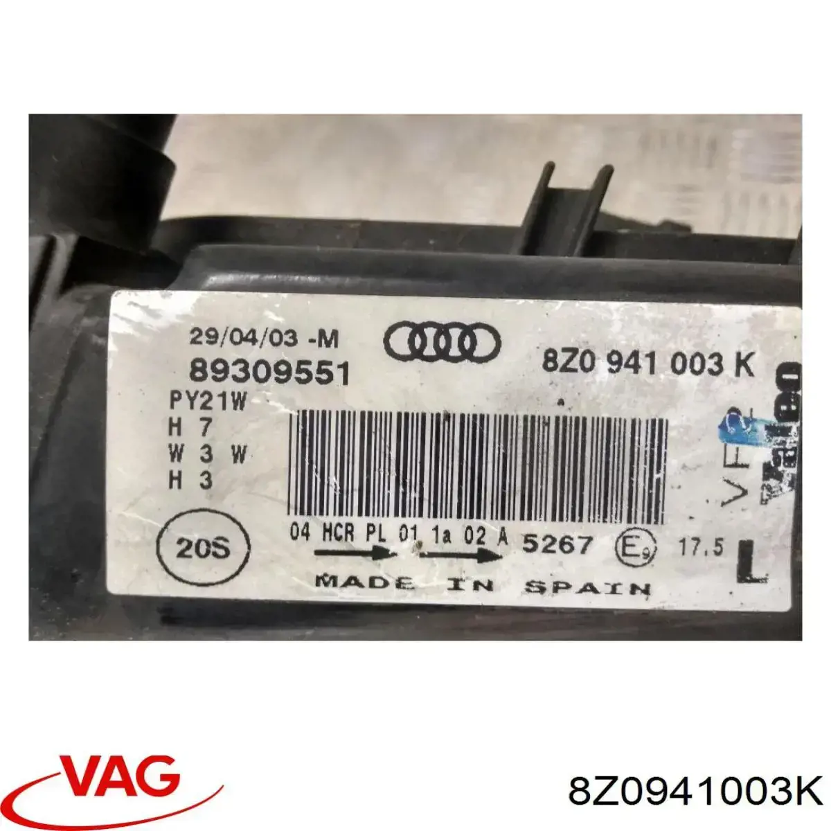 Фара на Audi A2  8Z0