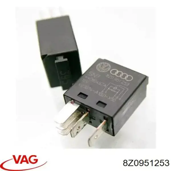 8Z0951253 VAG Relé de arranque original y equivalente