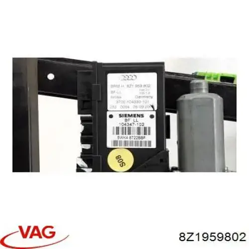 Мотор стеклоподъемника двери передней правой VAG 8Z1959802A цена, от 21.30 USD