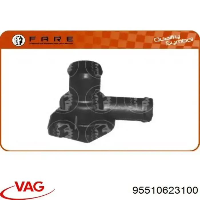 Кожух термостата VAG 95510623100 цена, от 63.67 USD
