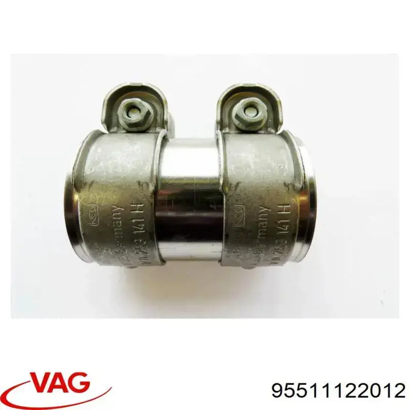 Хомут глушителя передний 95511122012 VAG