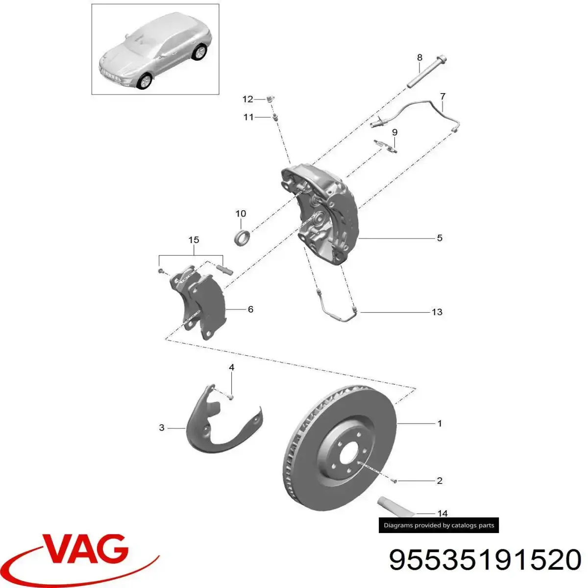 Ремкомплект тормозной системы Chrysler 68248383AA цена, от 30.18 USD