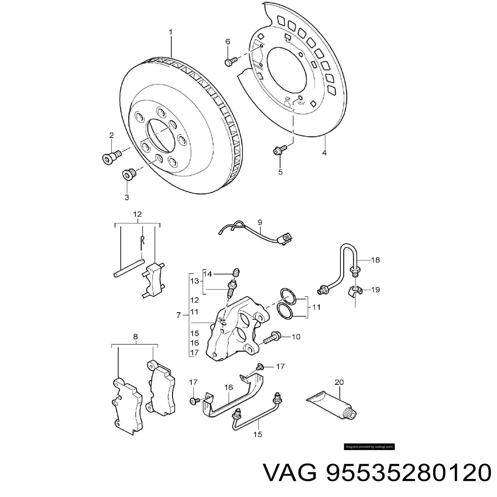 95535280120 Porsche 