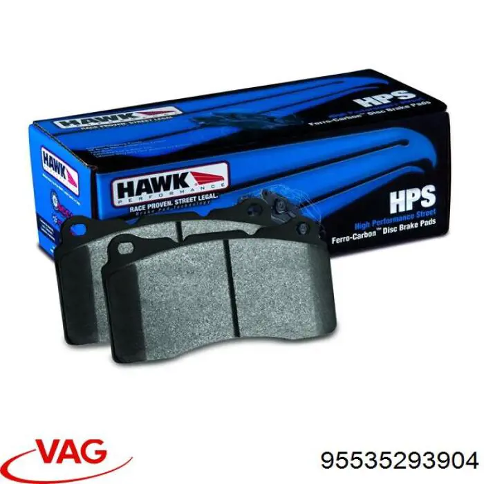 Колодки дисковые  VAG 95535293904 цена, от 241.40 USD