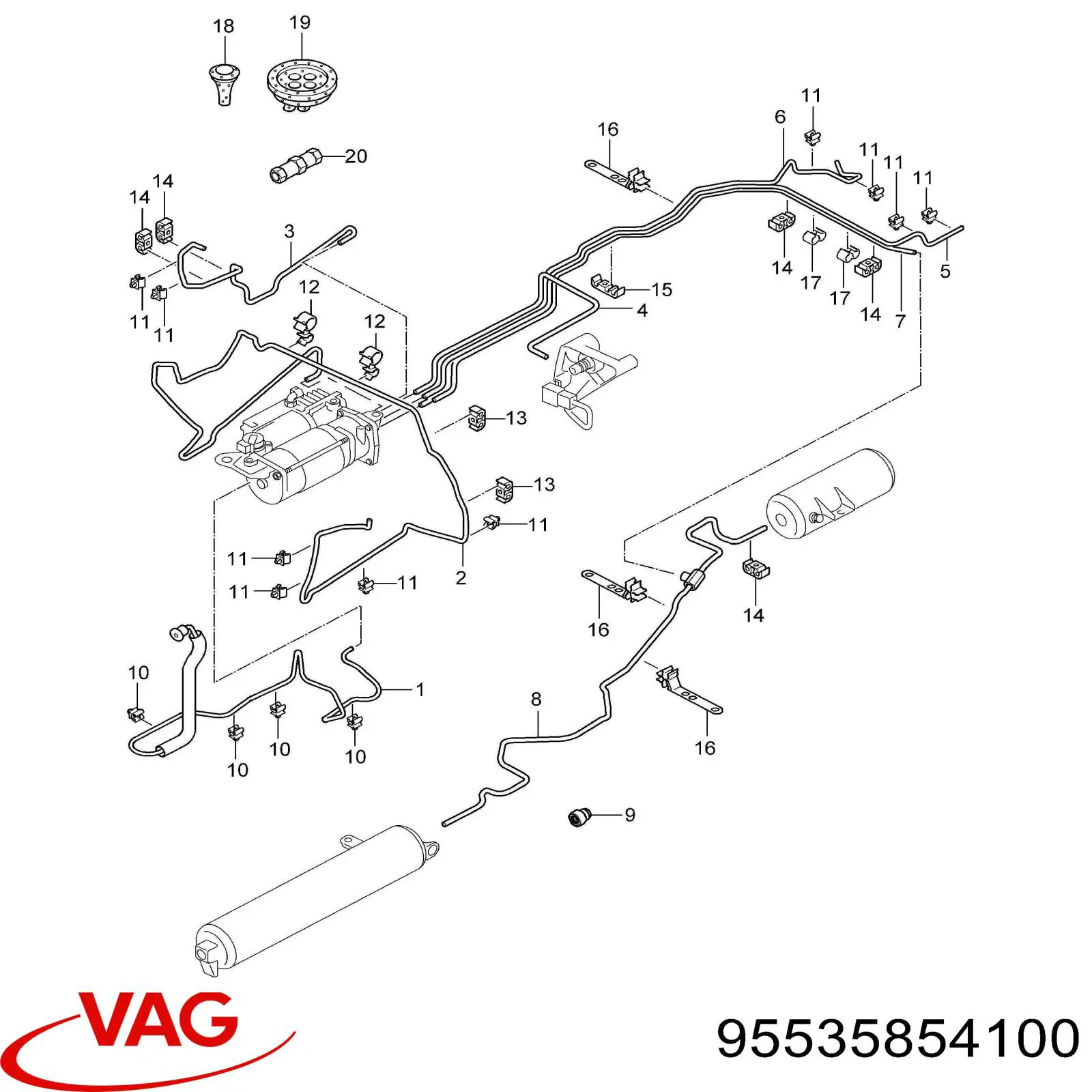  Porsche 95535854100 цена, от 12.71 USD