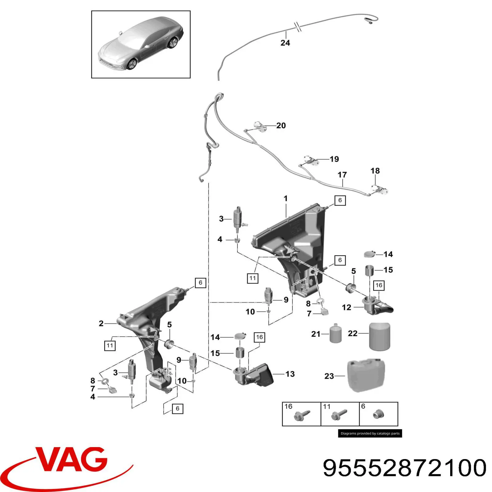 Купить 95552872100 Porsche 
