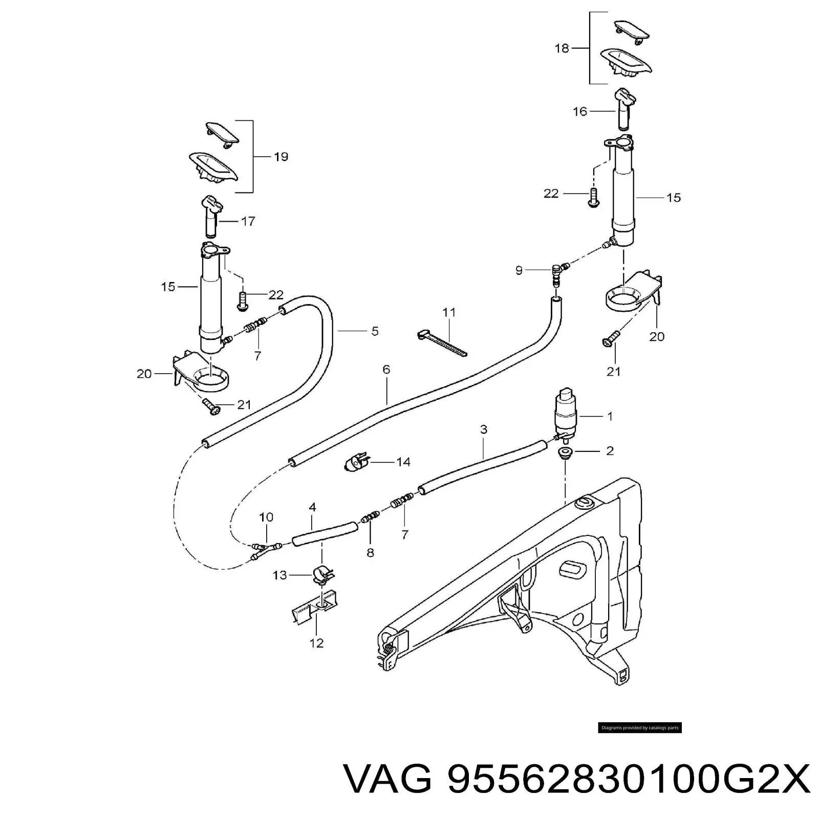 95562830100G2X Porsche 