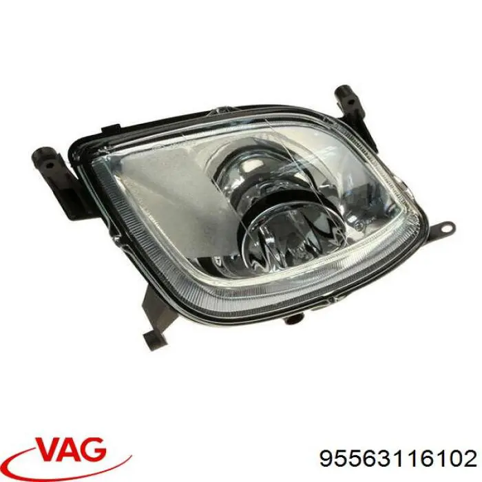 Фара противотуманная левая 95563116101 VAG