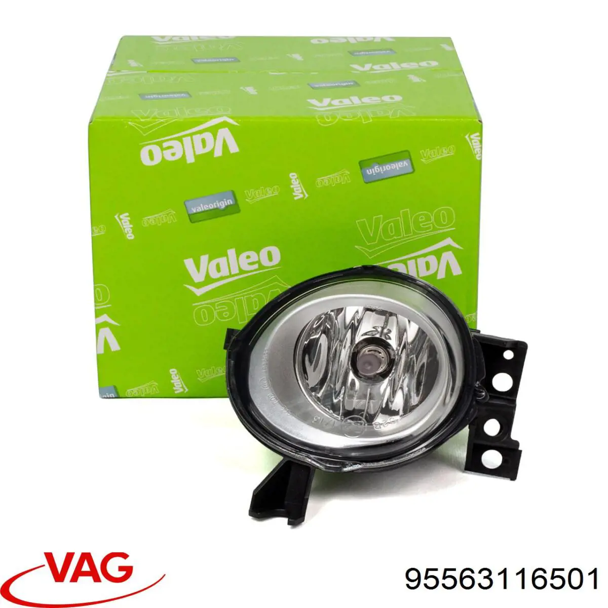 Фара противотуманная левая 95563116501 VAG