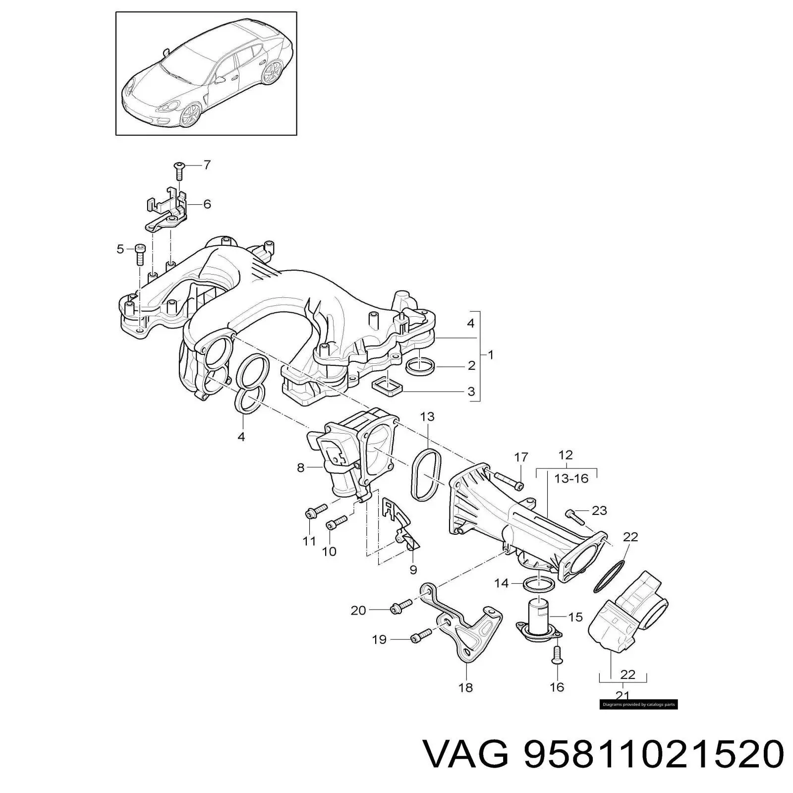 95811021520 Porsche 