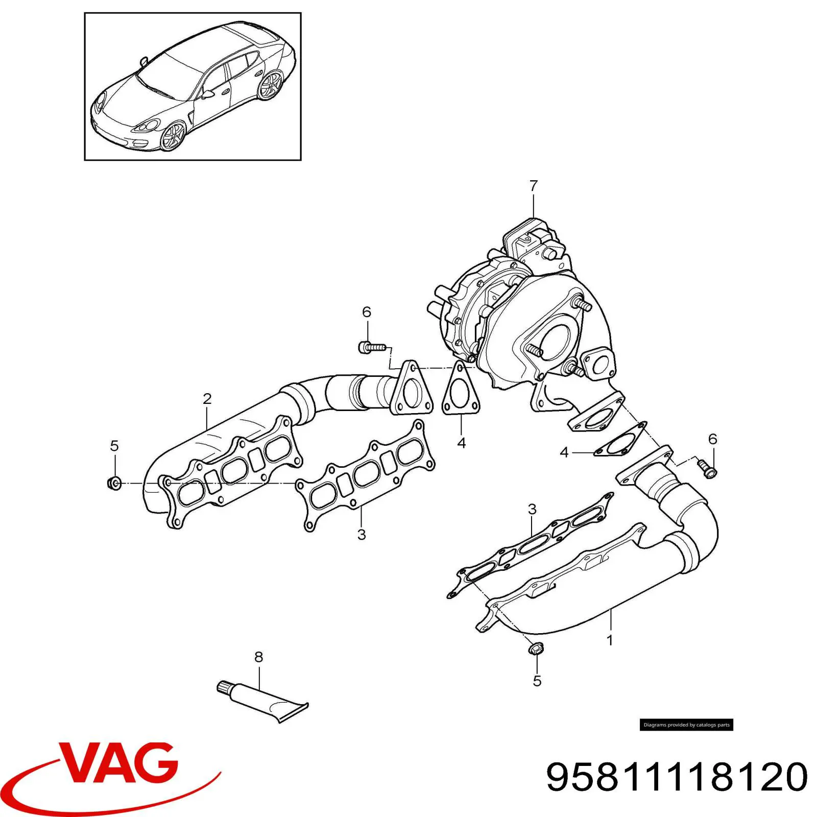  Porsche 95811118120 цена, от 28.71 USD