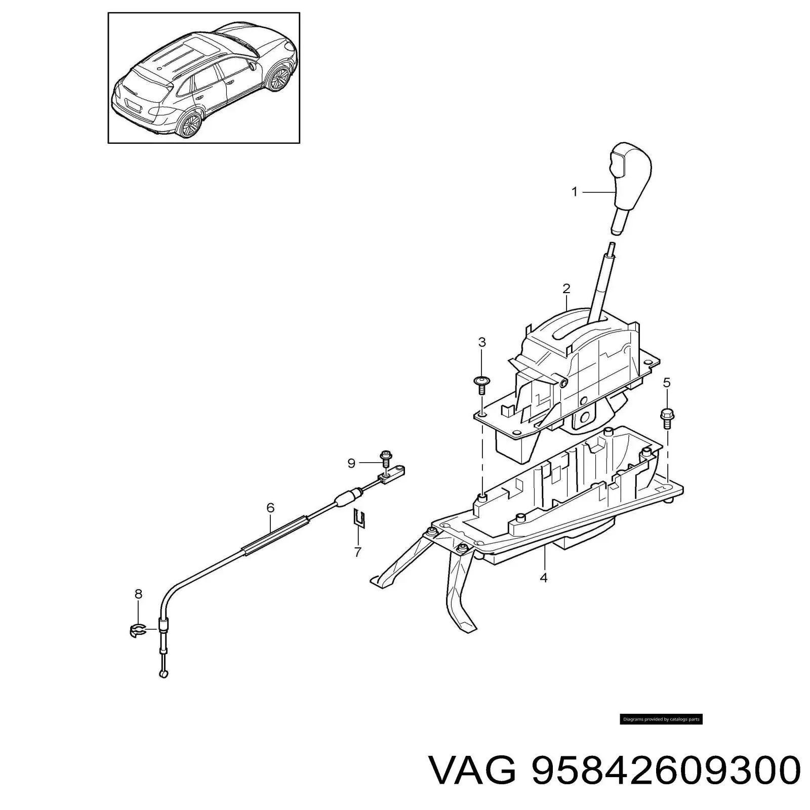 95842609300 Porsche 