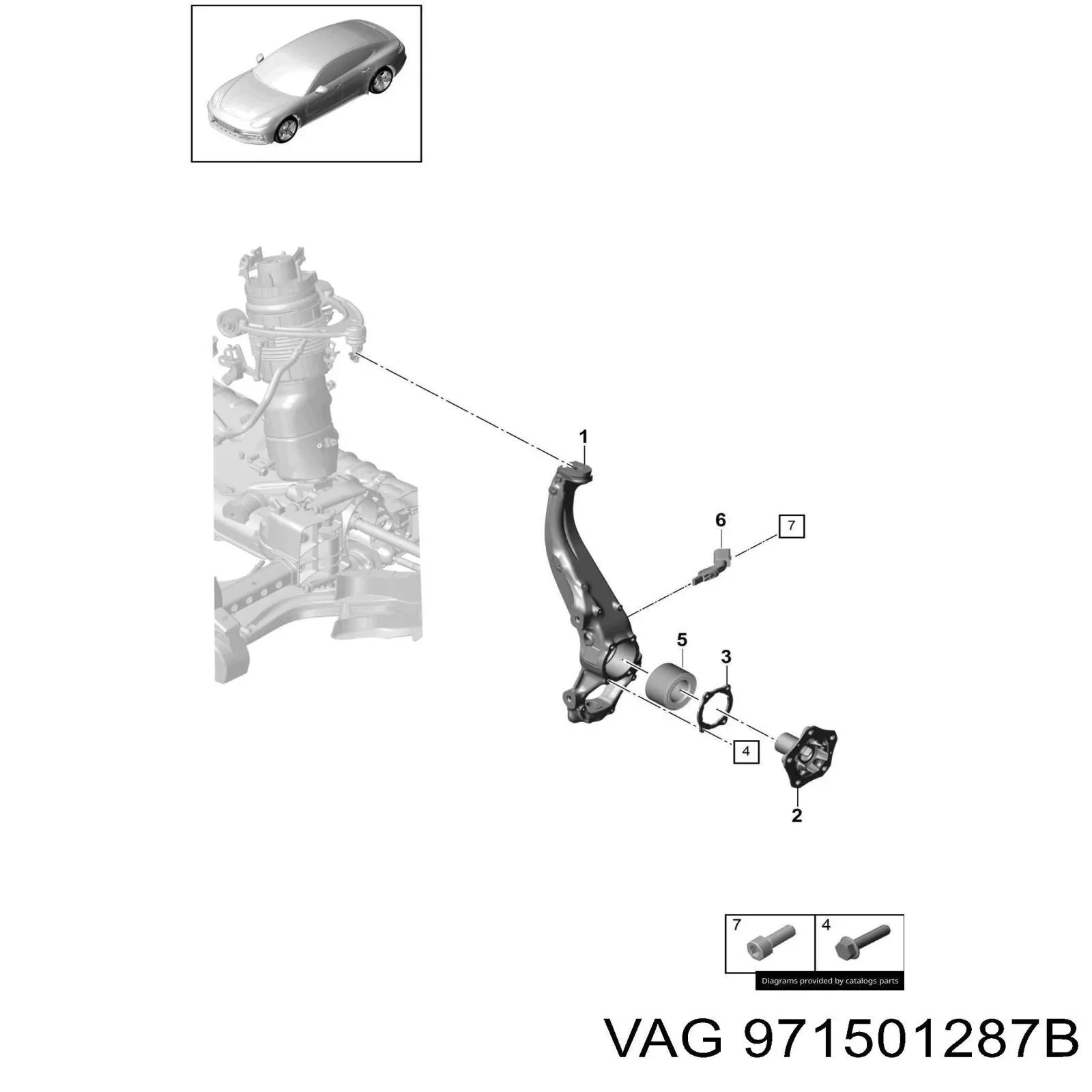  971501287B Porsche